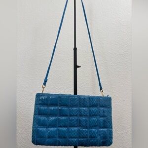 Vintage Pantera blue crossbody purse